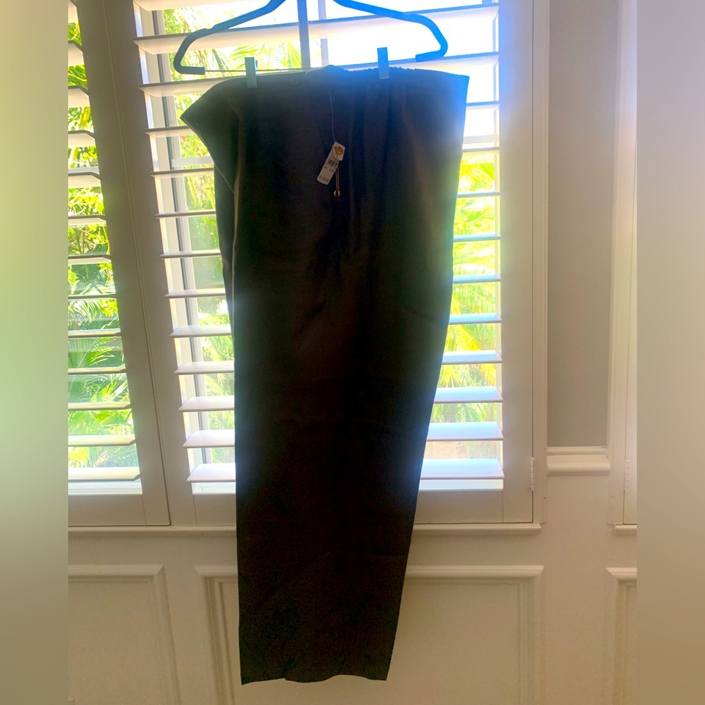 Talbots classic linen trouser. NWT. Never worn 22W. Taupe.